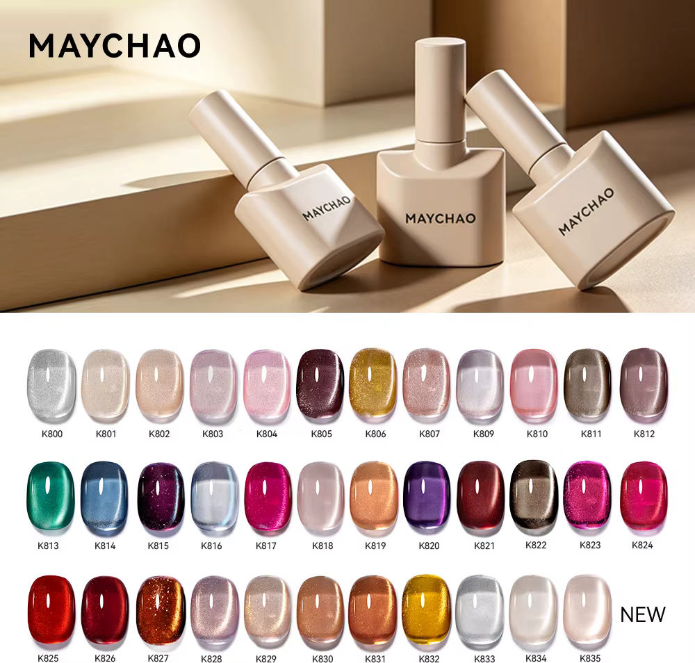MAYCHAO – vernis à ongles en Gel magnétique effet œil de chat