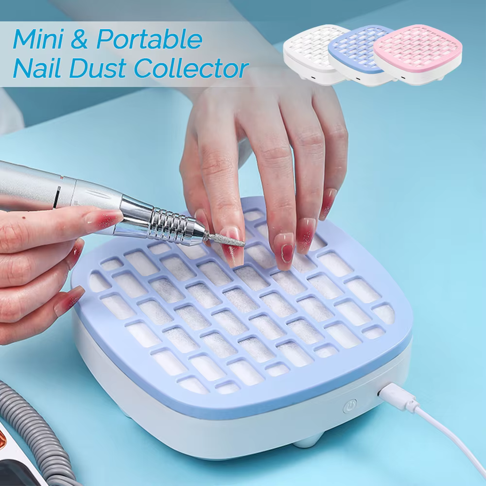 USB Mini manucure aspirateur à ongles forte aspiration collecteur de poussière d'ongle Portable Nail Art