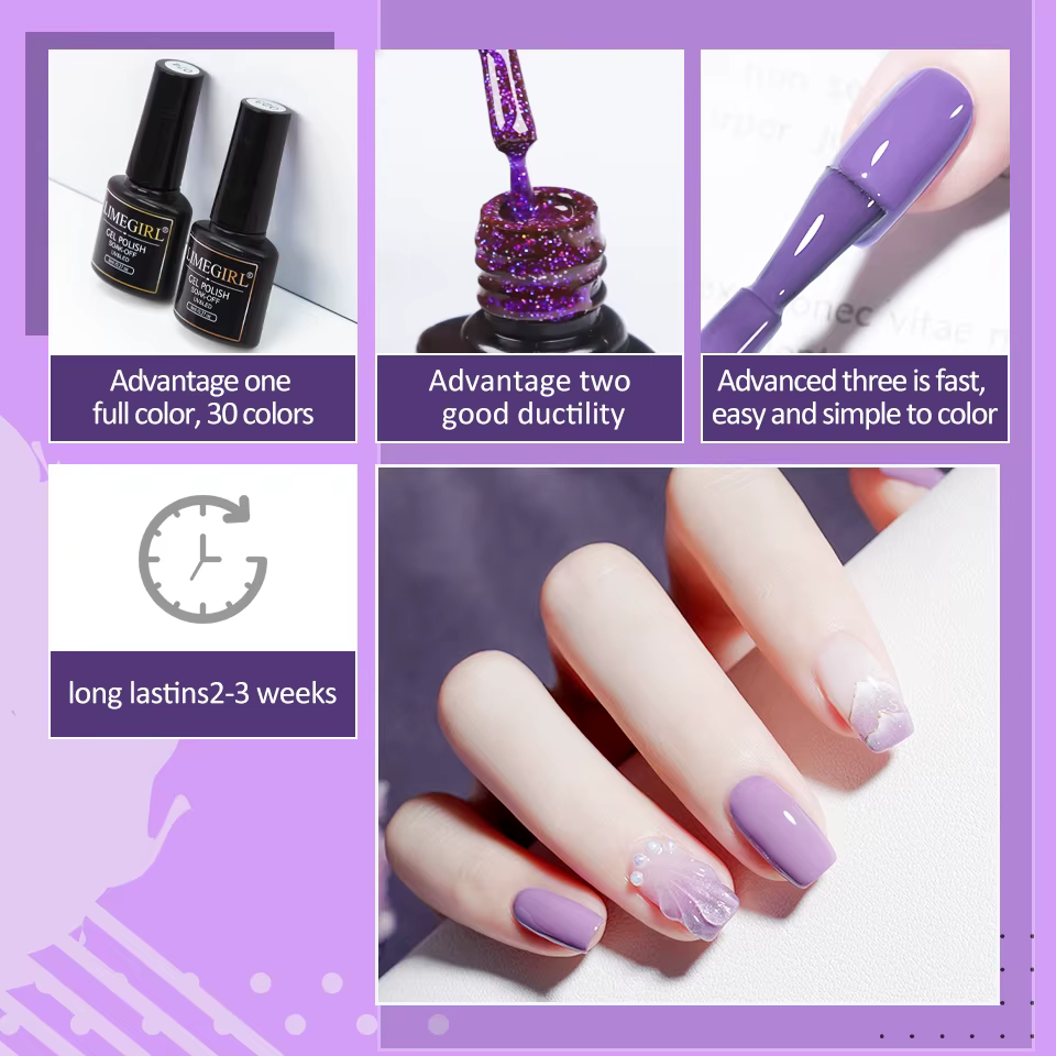Kit de vernis à ongles Gel à Extension rapide