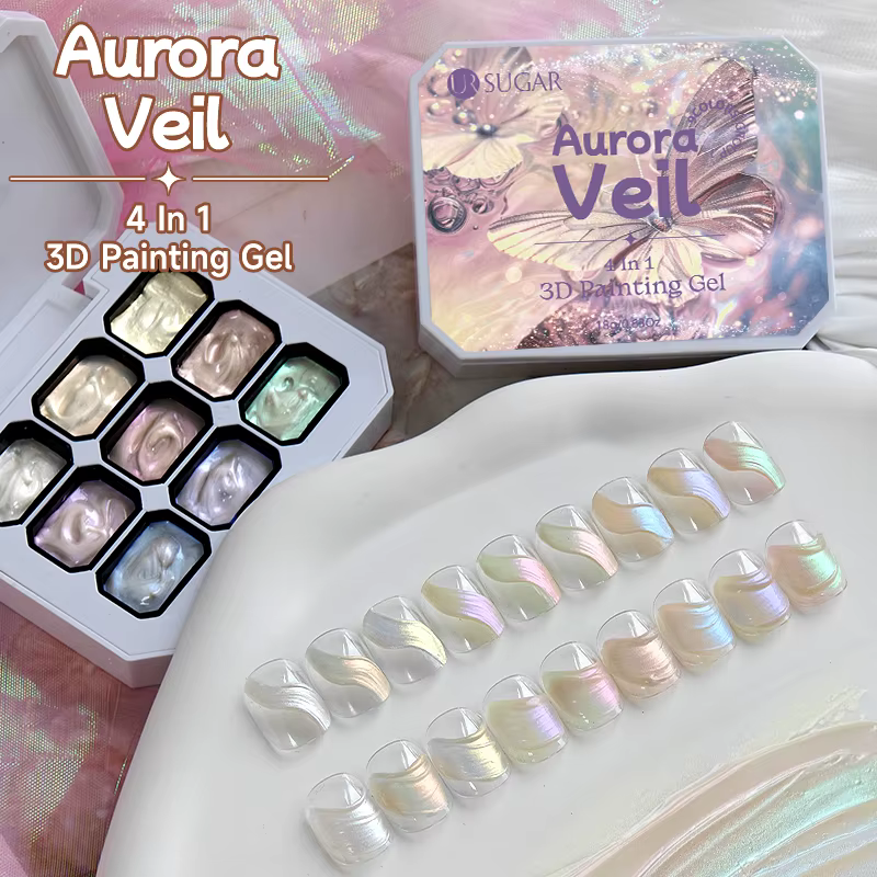 UR SUGAR Gel de Peinture 3D 4-en-1