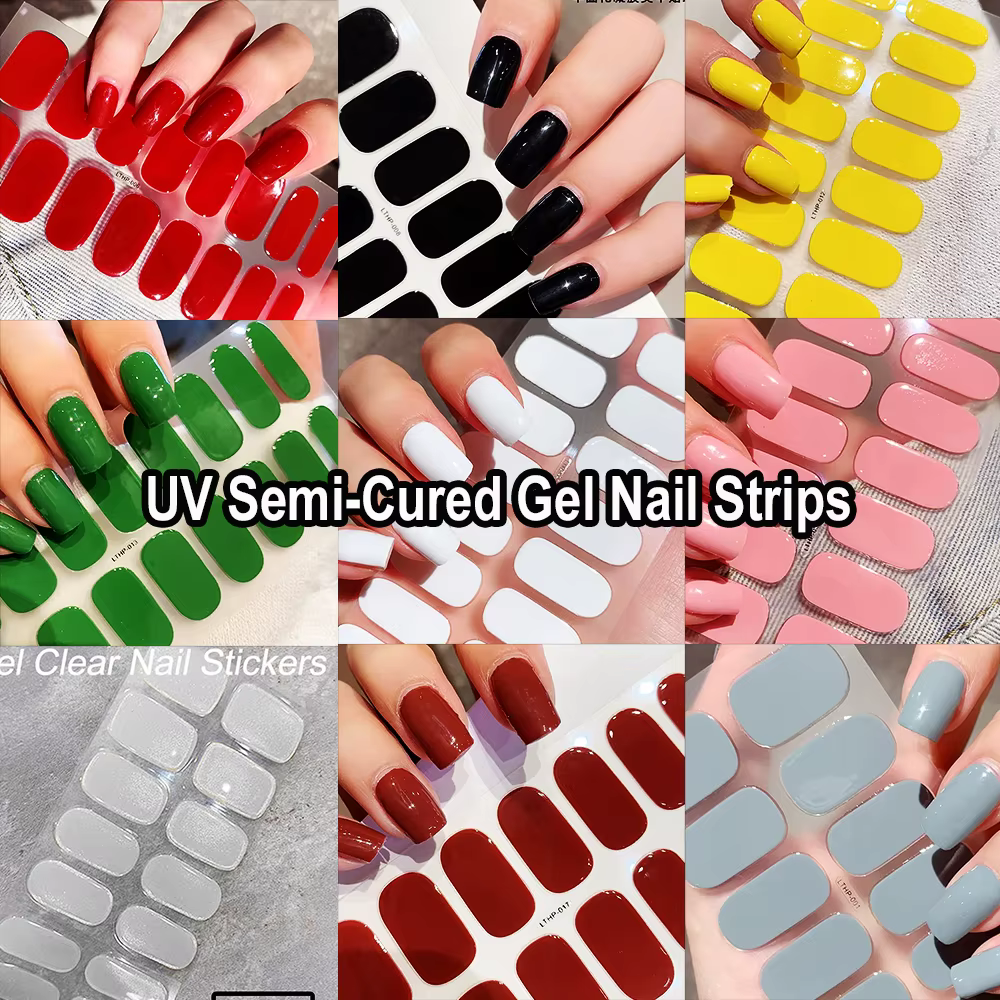 Bandes pour ongles en Gel Semi-durci UV