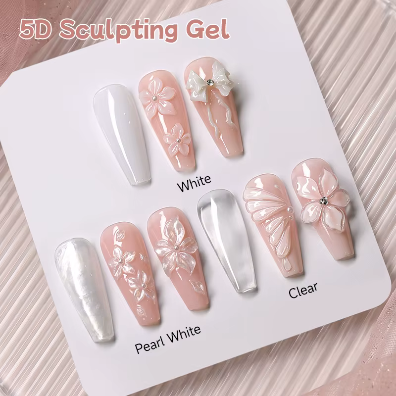 UR SUGAR 15ml Gel de sculpture transparent 5D non collant