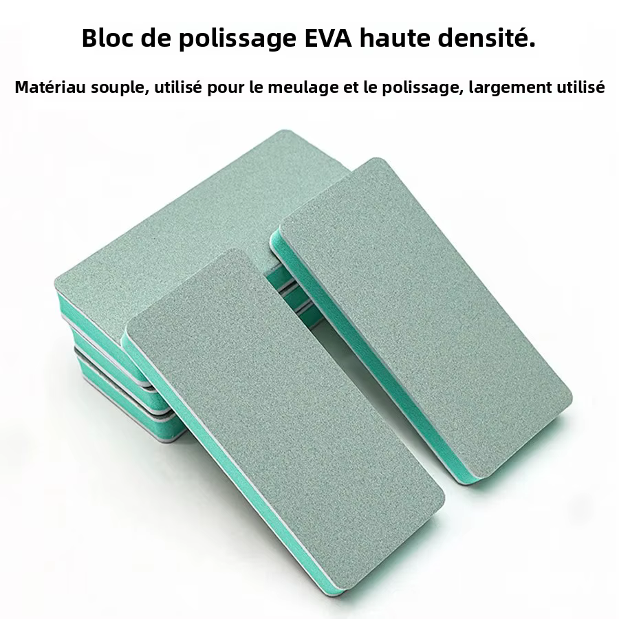 Blocs de polissage des ongles double face