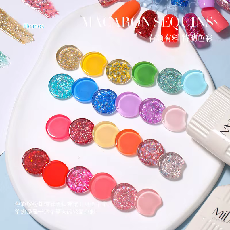 Eleanos Macaron-Ensemble de Verhéritage à Ongles Gel UV LED