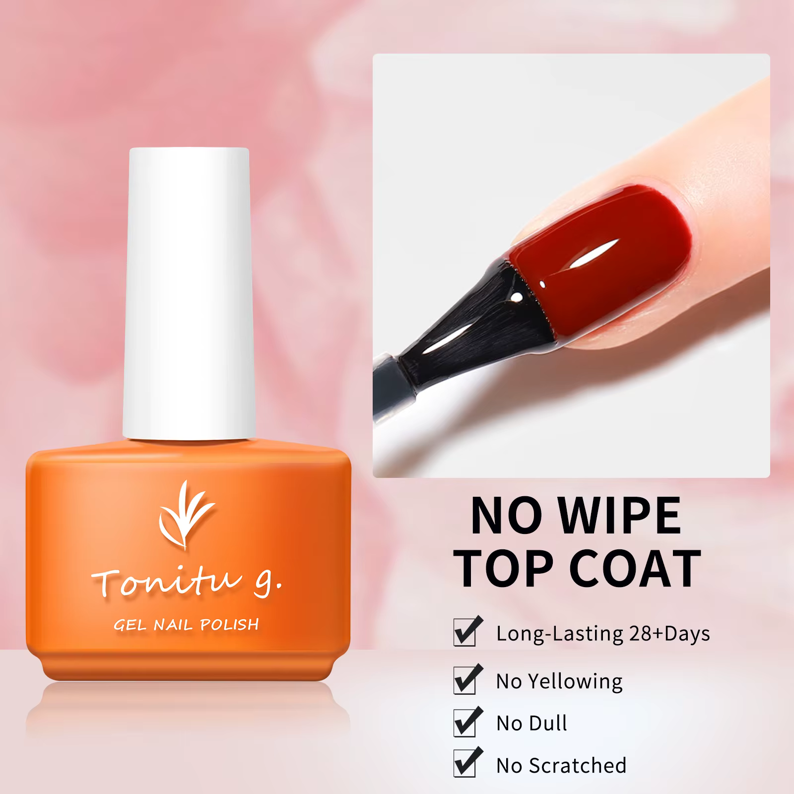 Tonitu G 7 ml Gel pour ongles couche de finition