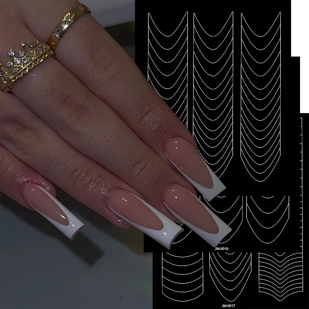 Pochoirs autocollants pour Nail Art
