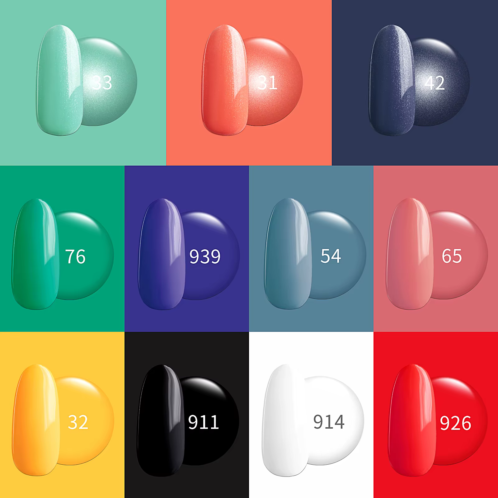 VENALISA vernis à ongles TPO gratuit 60 couleurs couverture complète