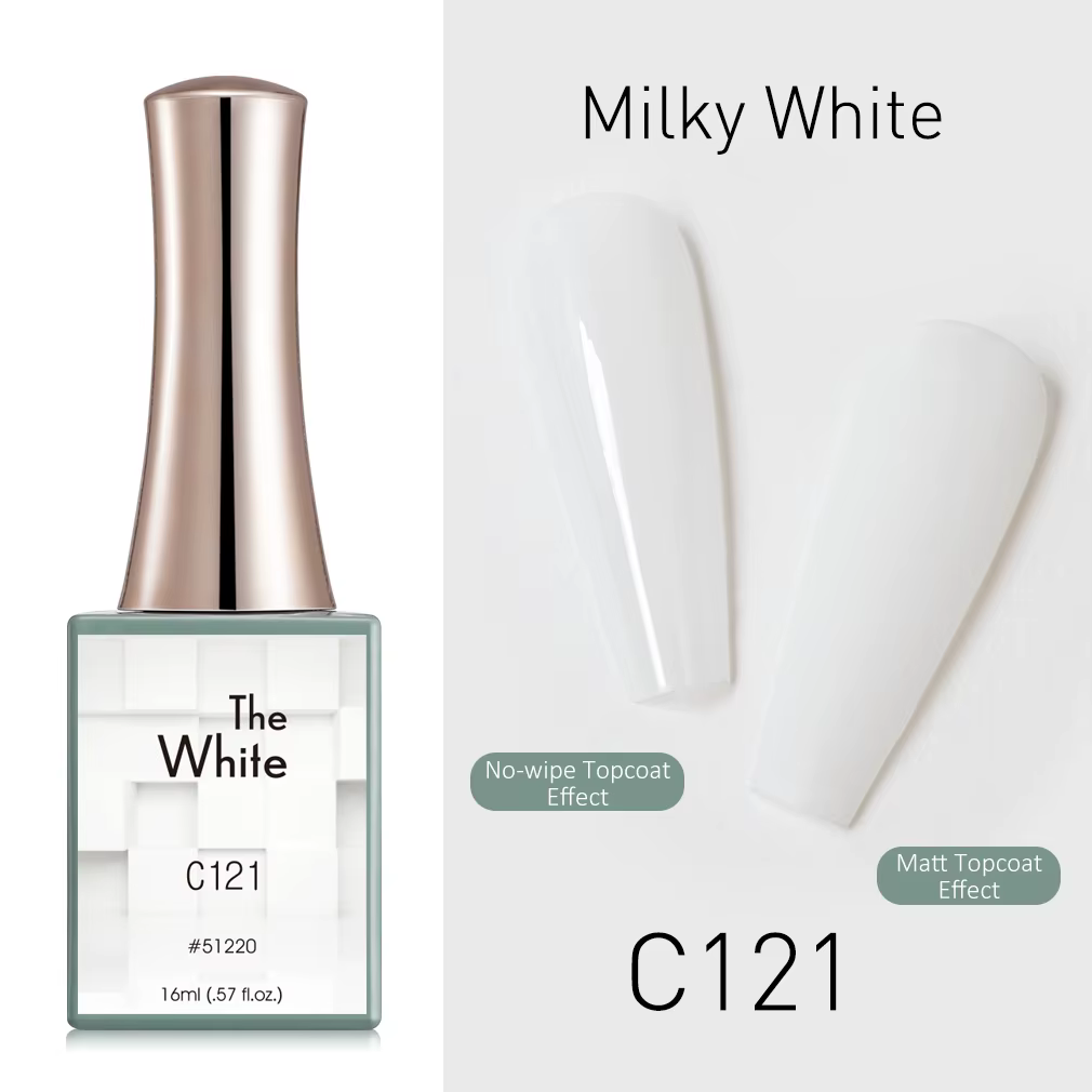 CANNI vernis à ongles Gel 16ml couleur blanche Collection gelée nu rose Pastel