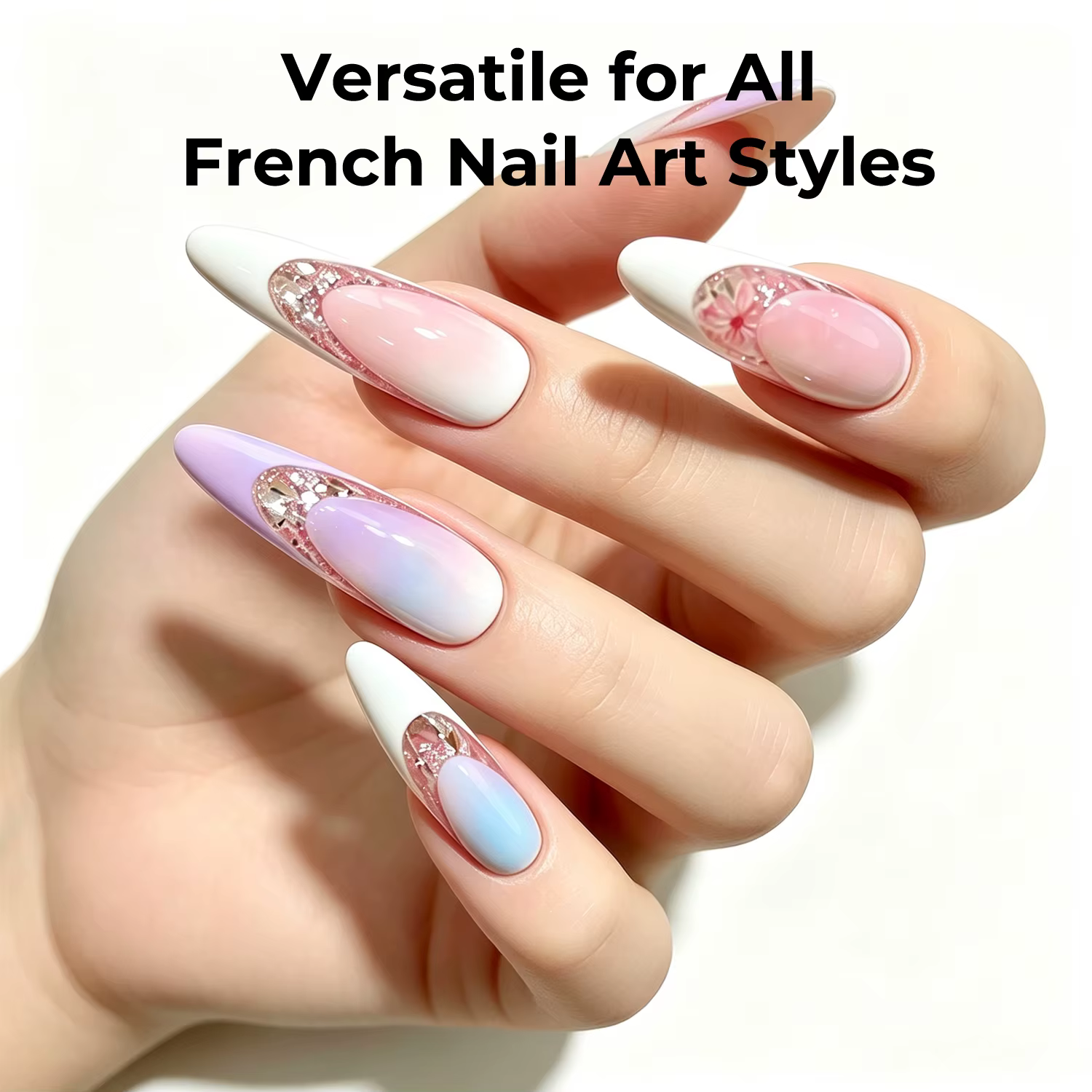 Nailpop F1 Moules à ongles doubles professionnels pour extension