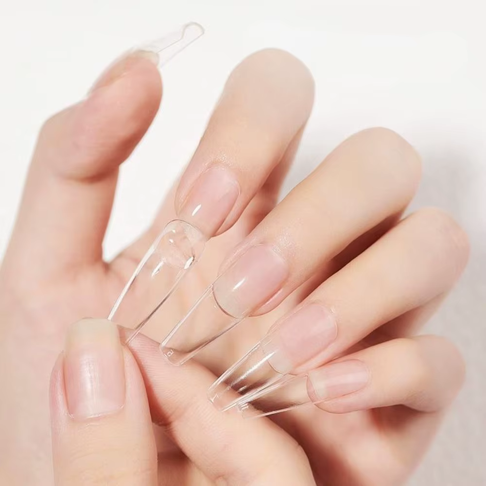 Gel adhésif solide transparent 10g longue durée pour extension d'ongles