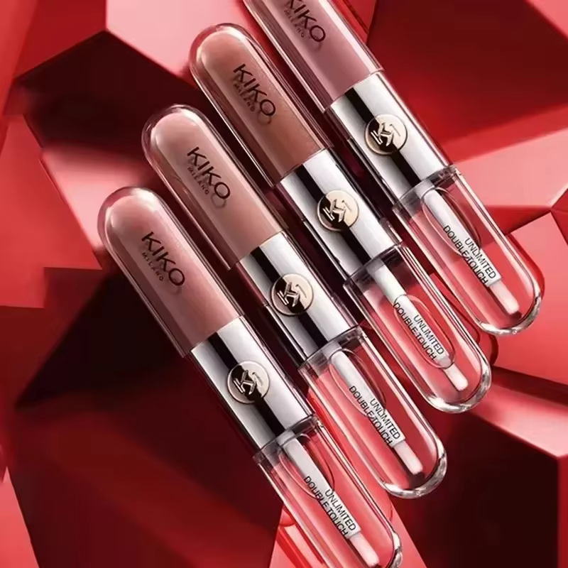 KIKO 3D Liquid Lip Glaze Transparent Lip Gloss Mirror Lipstick Nourishing Glossy Full Lips Not Fading Milk Tea Bean Paste Makeup