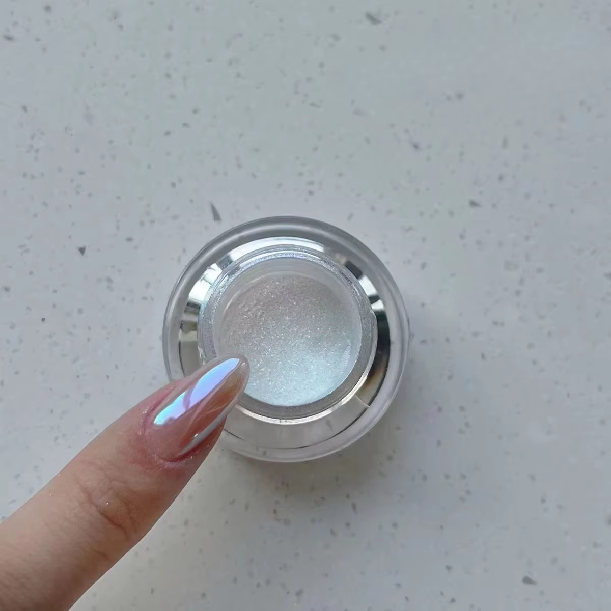 Lune clair de lune perle miroir magique poudre Aurora ongles poudre paillettes poussière Chrome bricolage Aurora manucure poussière Nail Art décoration