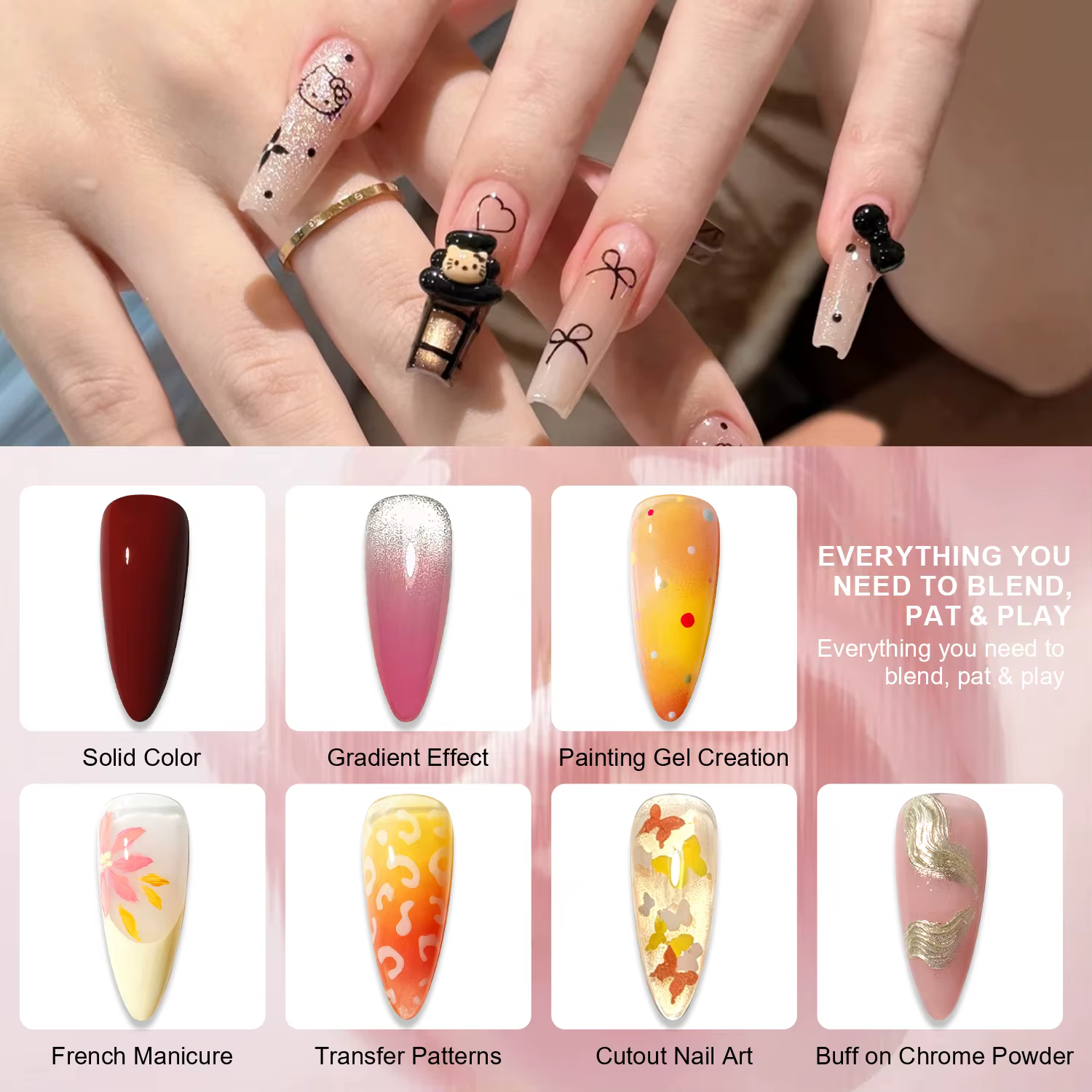 LIMEGIRL Gel de Peinture Sans Rinçage 16 Couleurs pour Nail Art