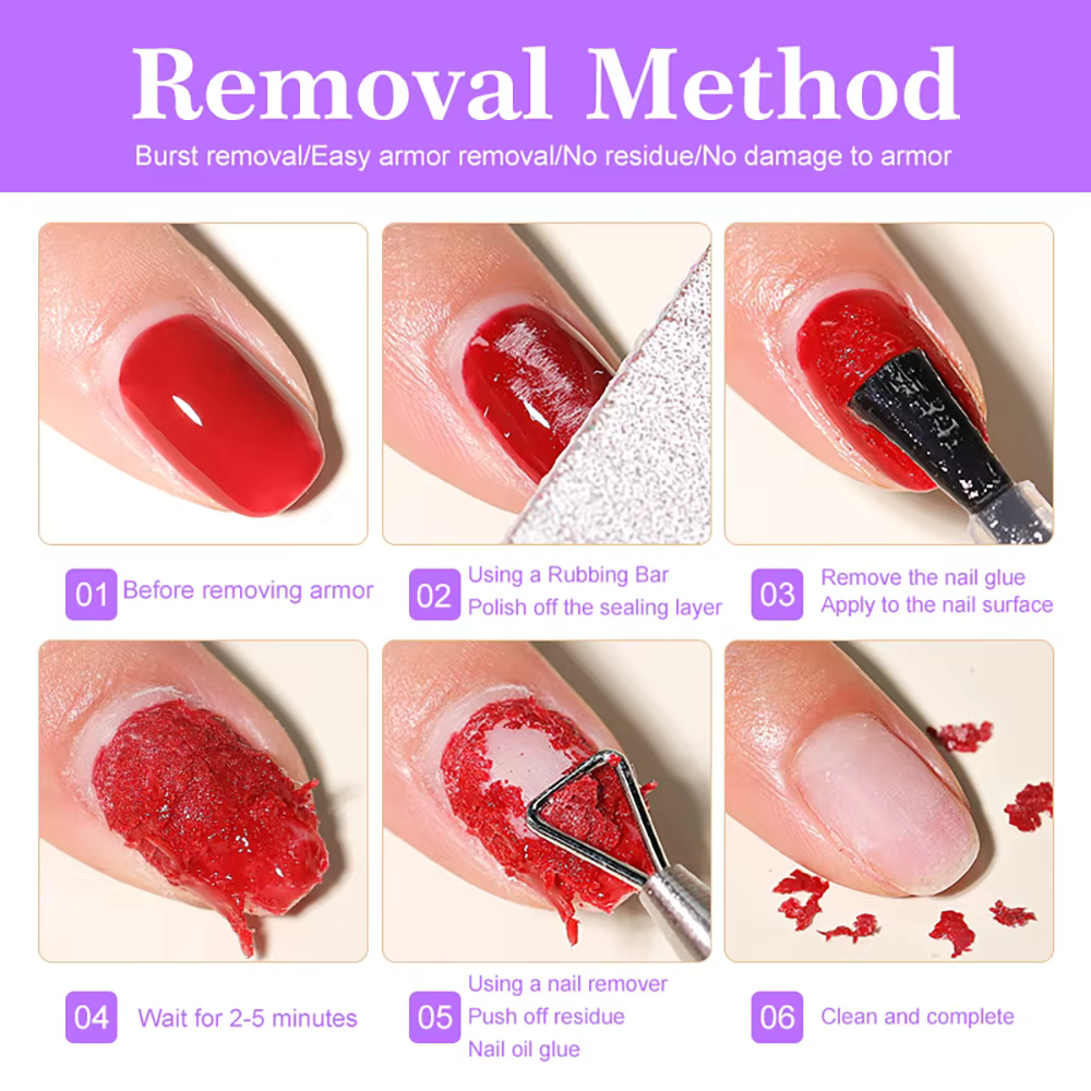 MOSKANY 15ml dissolvant magique vernis à ongles pour tremper