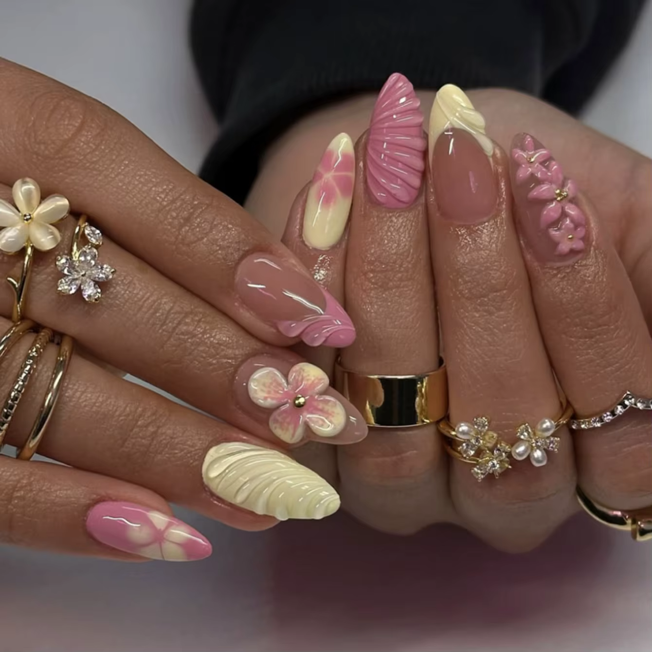 Faux ongles de Style français
