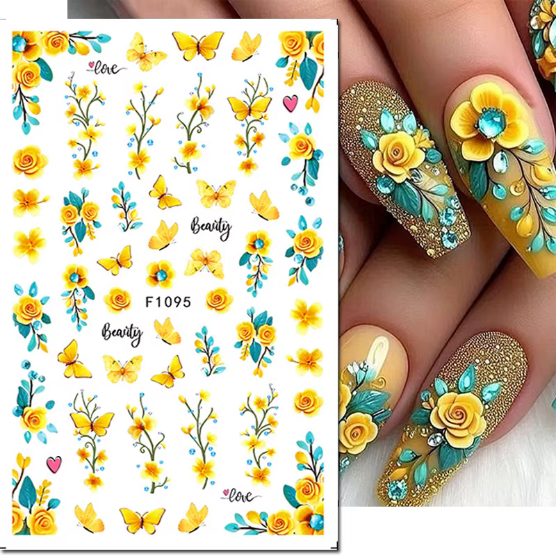 Autocollants 3d pour Nail Art