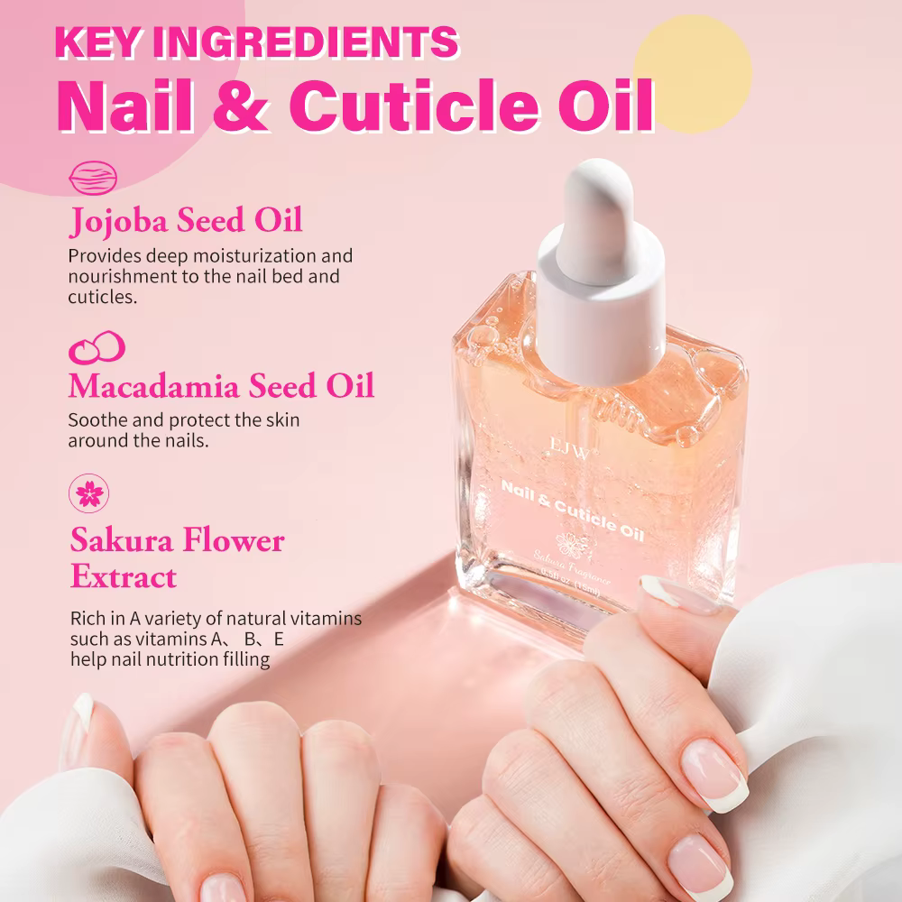 Huile pour ongles et cuticules EJW - Soin des ongles - Hydratante