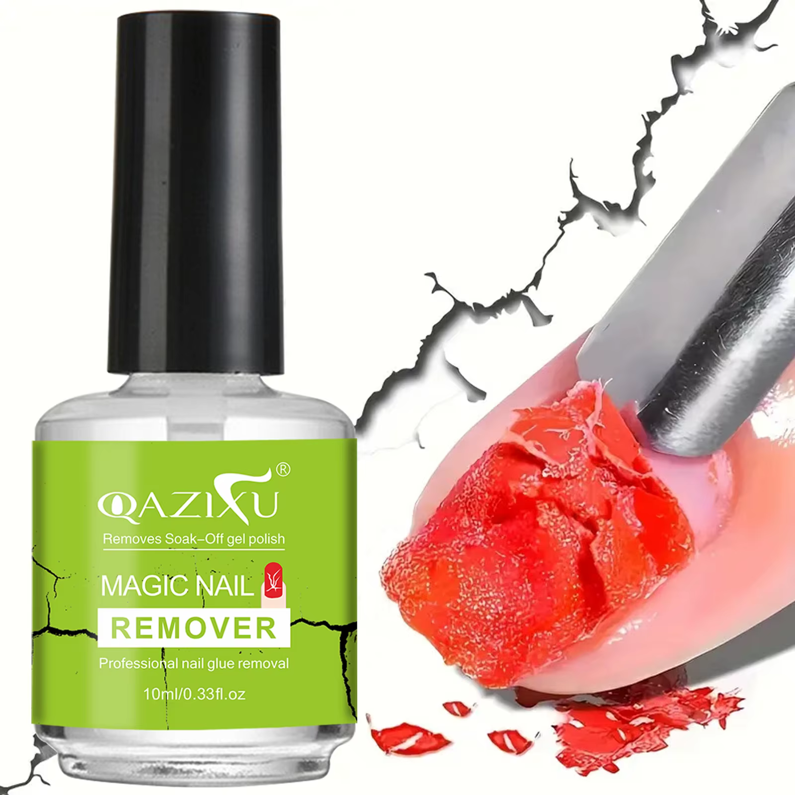 QAZIXU Dissolvant de vernis à ongles en gel UV