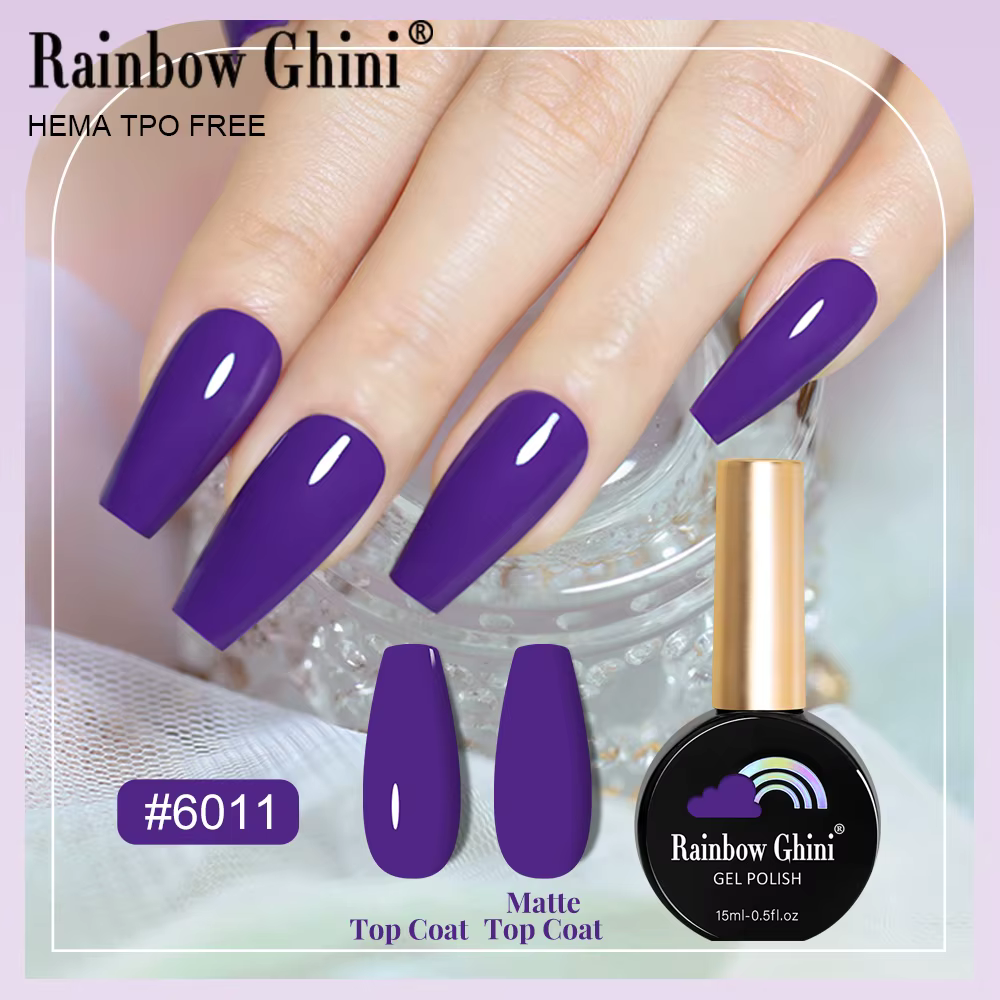 RG 15ml 17 couleurs série violette vernis à ongles Semi-permanent riche Violet
