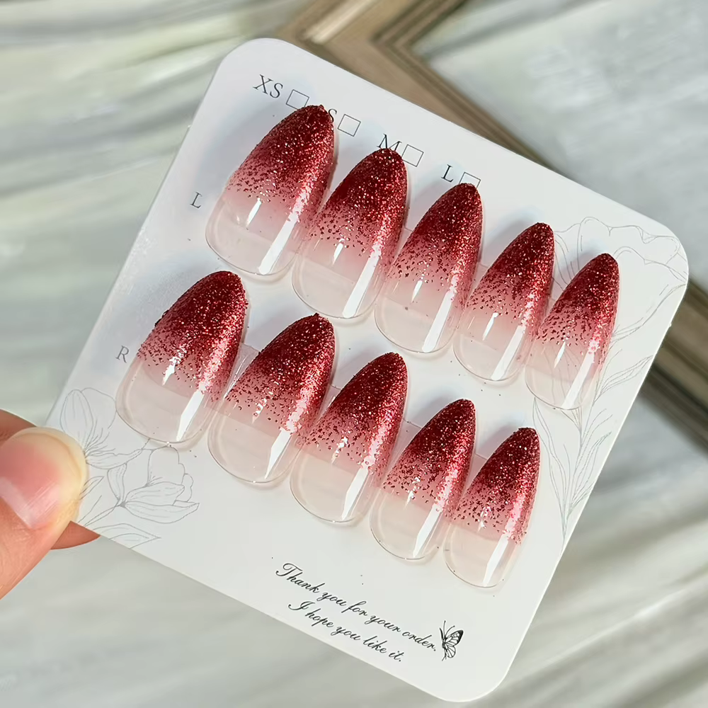144 faux ongles en boîte