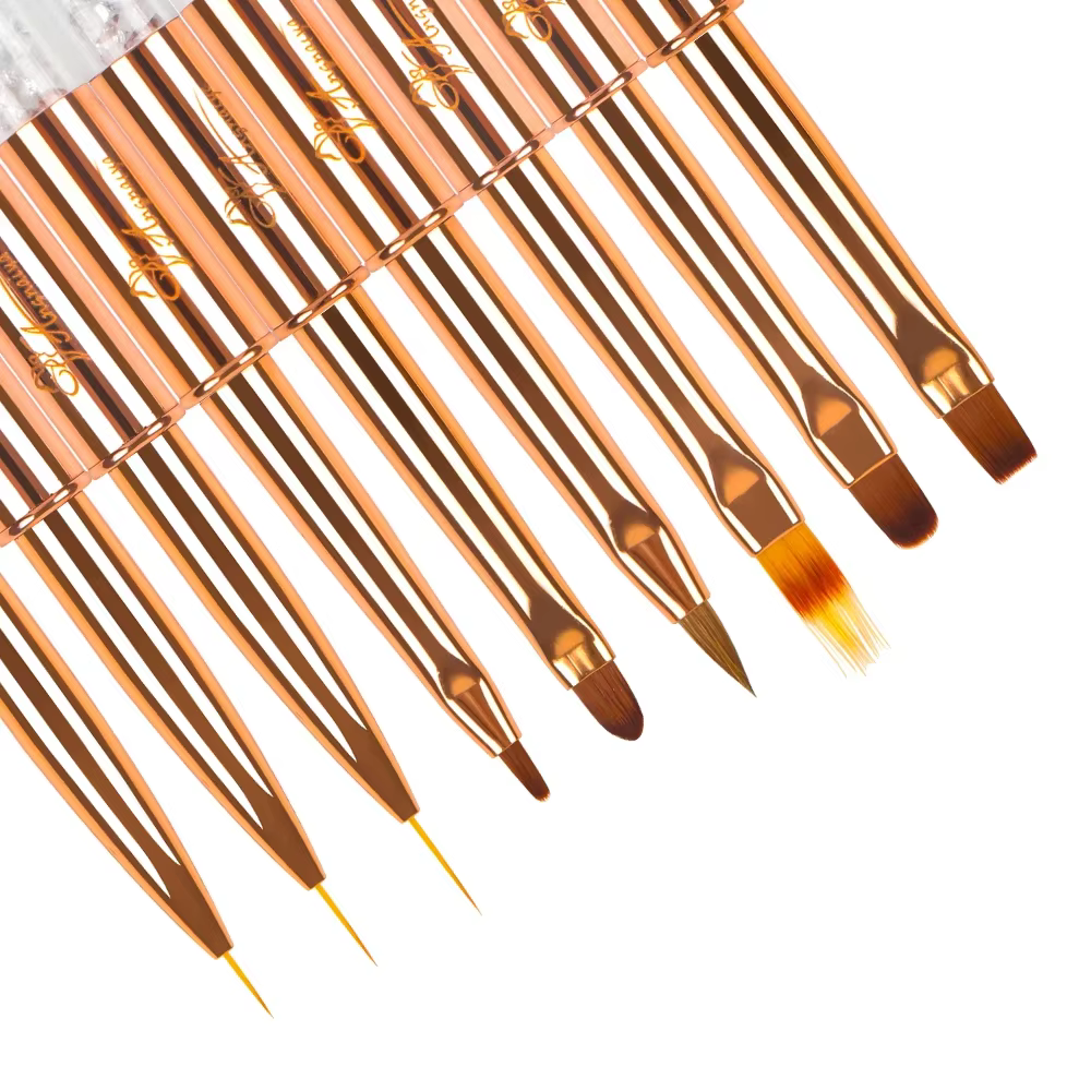 BQAN – brosse à ongles en or Rose