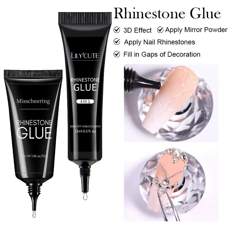 Gel de colle pour strass pour manucure