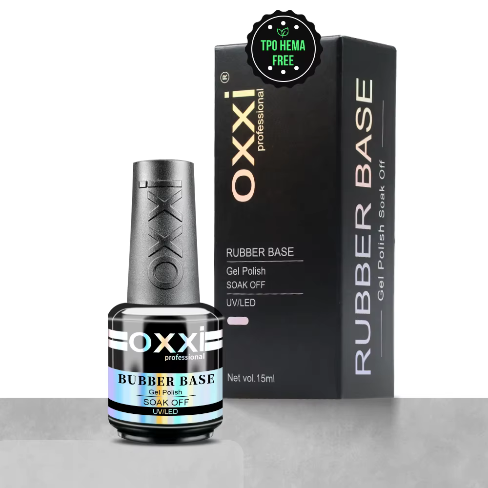 OXXI PROFESSIONAL Gel Base Caoutchouc 15ml Sans TPO ni HEMA