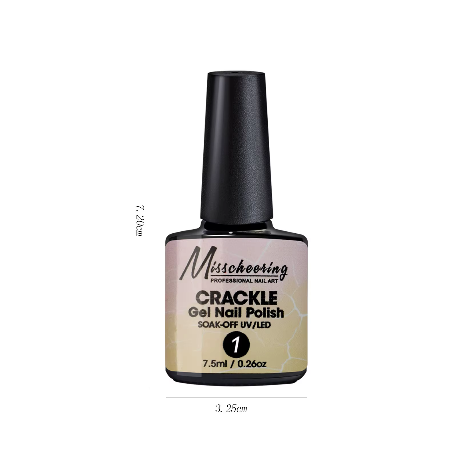 Verhéritage à Ongles Hybride en Gel Craquelé