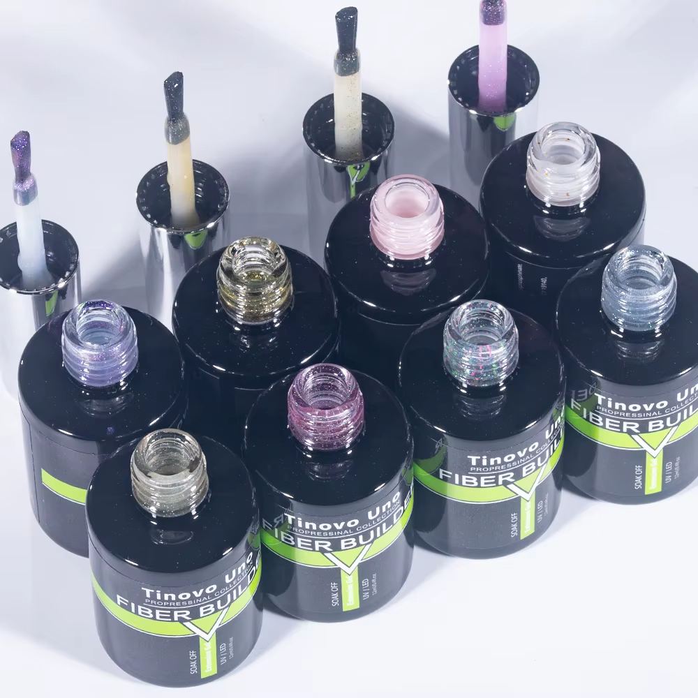 Tinovo Uno 41 couleurs constructeur Gel pour ongles dans une bouteille Gel de fibres pour Extensions semi-permanent UV