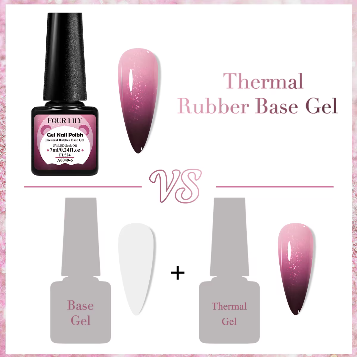FOUR LILY – Gel de Base en caoutchouc thermique