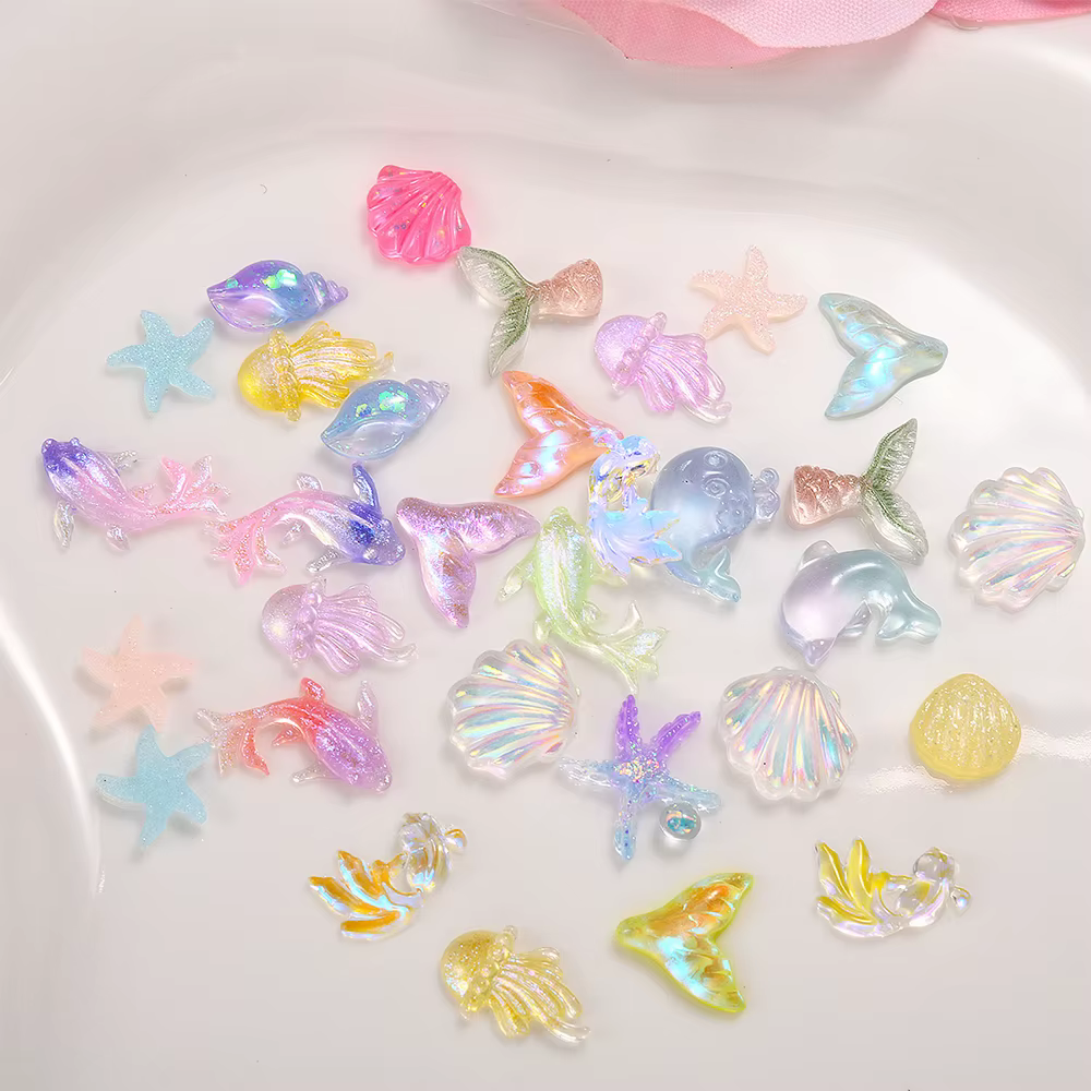 Breloques pour ongles série océan