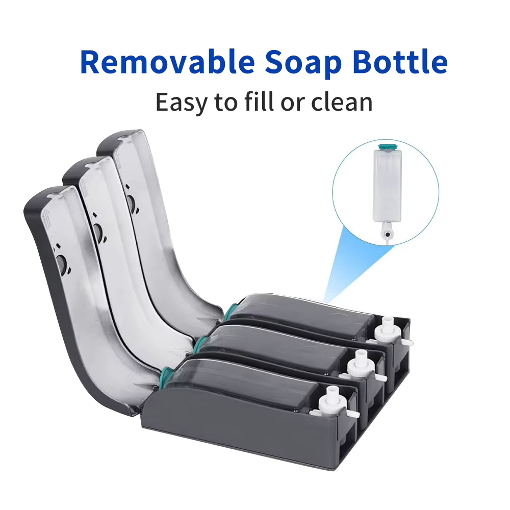 Distributeur mural de Gel douche à pompe liquide sans perceuse, support de shampoing et de revitalisant pour salle de bain, maison, hôtel, distributeur de savon