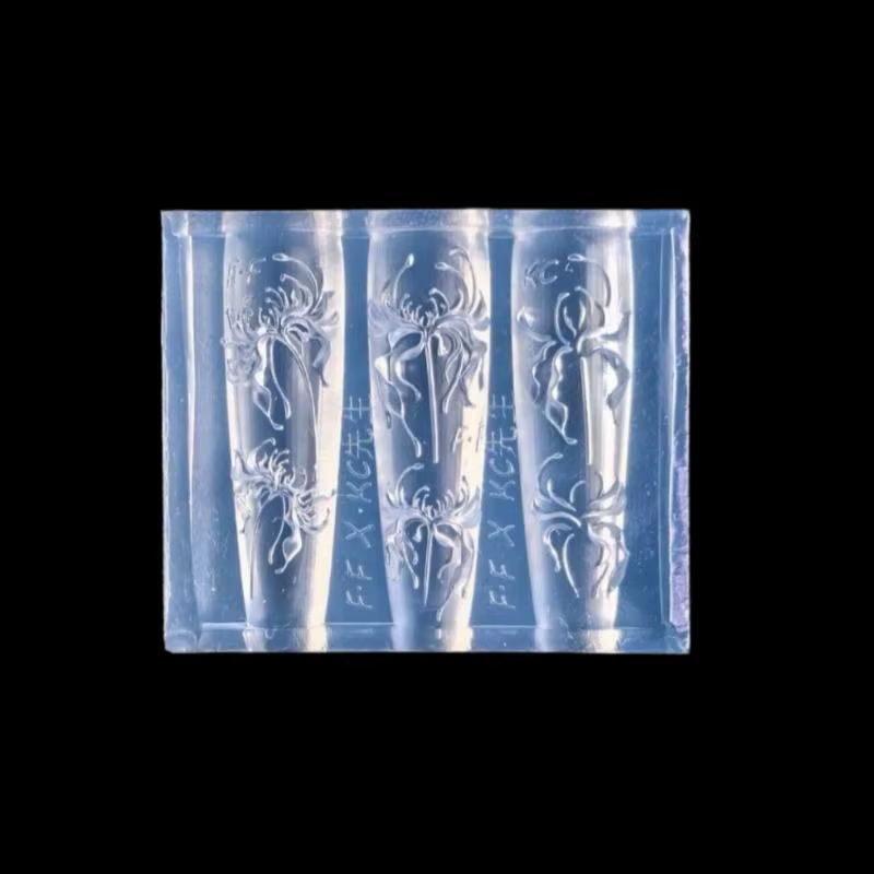 NOUVEAU Moule en silicone 3D pour ongles motif fleur de Lycoris Radiata