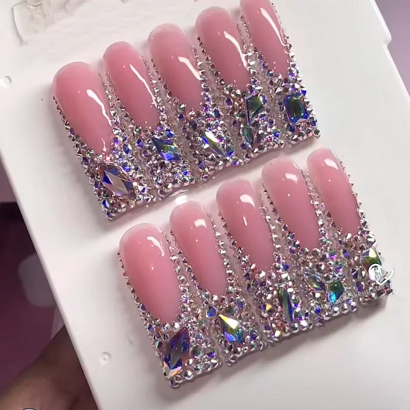 Faux ongles carrés Extra longs XXL