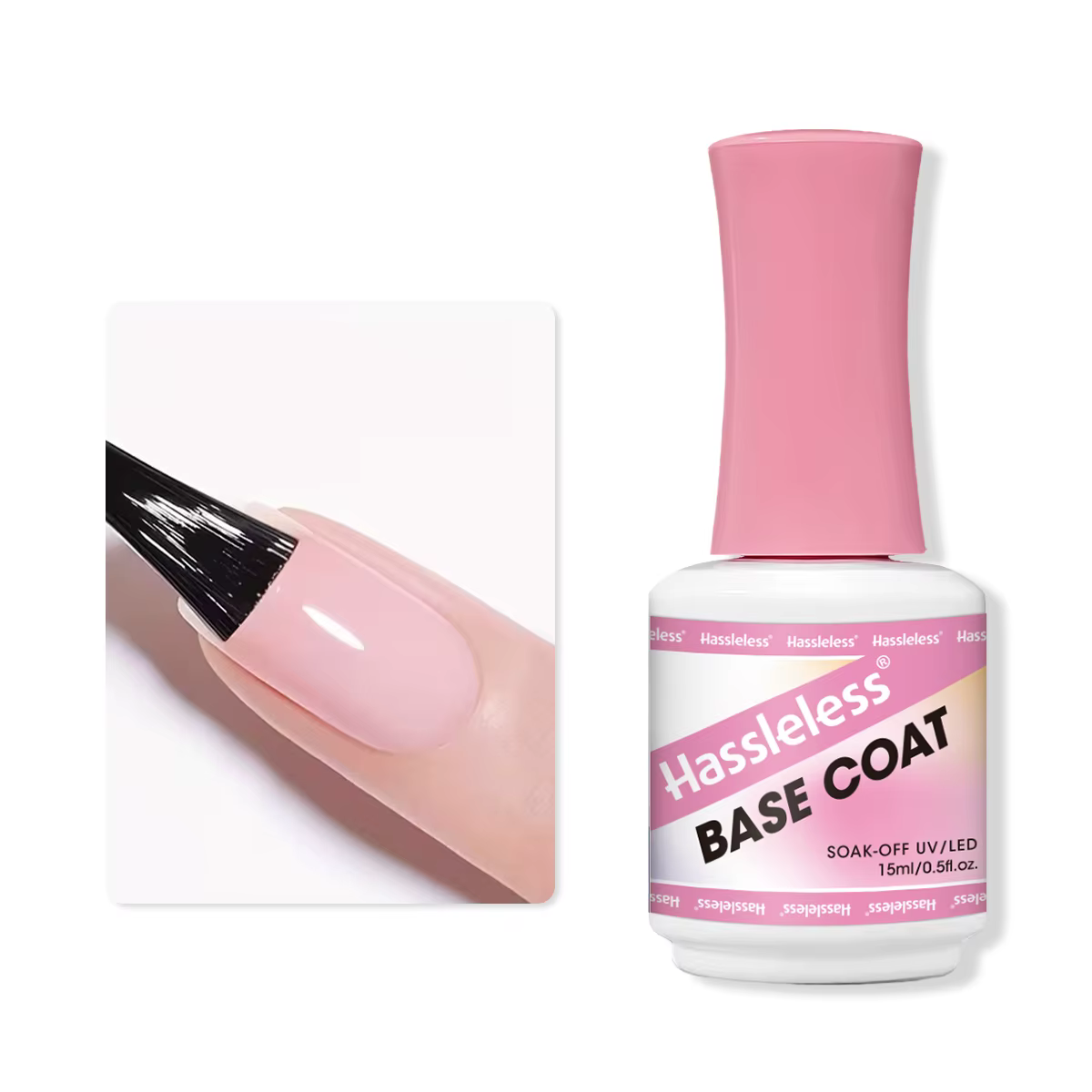 Un flacon de 15 ml de vernis à ongles gel de base