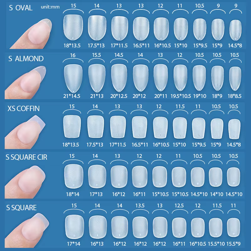 KOSKOE faux ongles mats 120 pièces presse