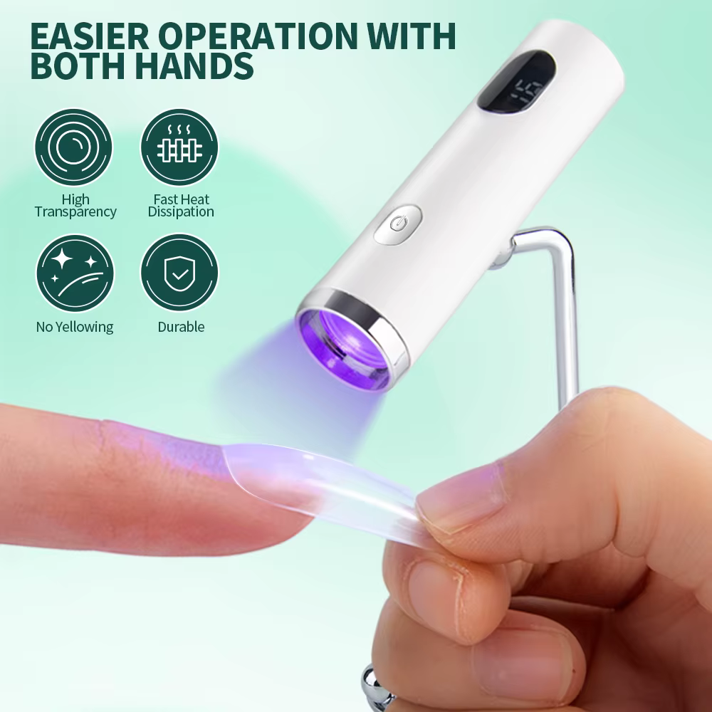 NAILPOP Lampe à ongles UV rose magnétique portable