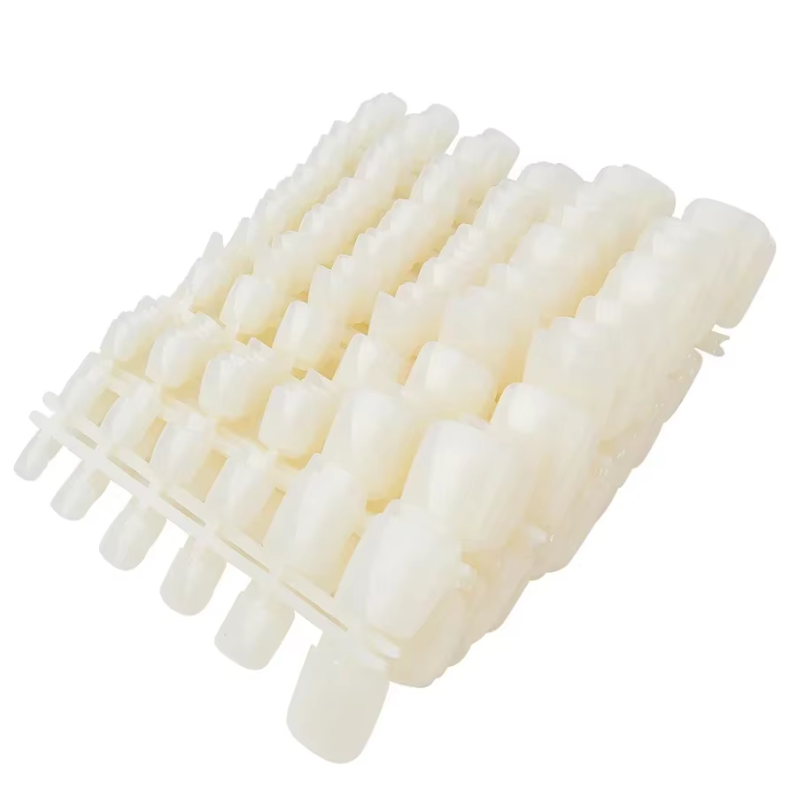 600 faux ongles d'orteils couleur naturelle