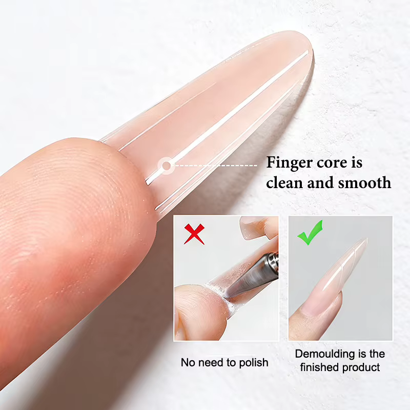 Formes à ongles doubles Sandwich 60 pièces 15 tailles pour extensions rapides