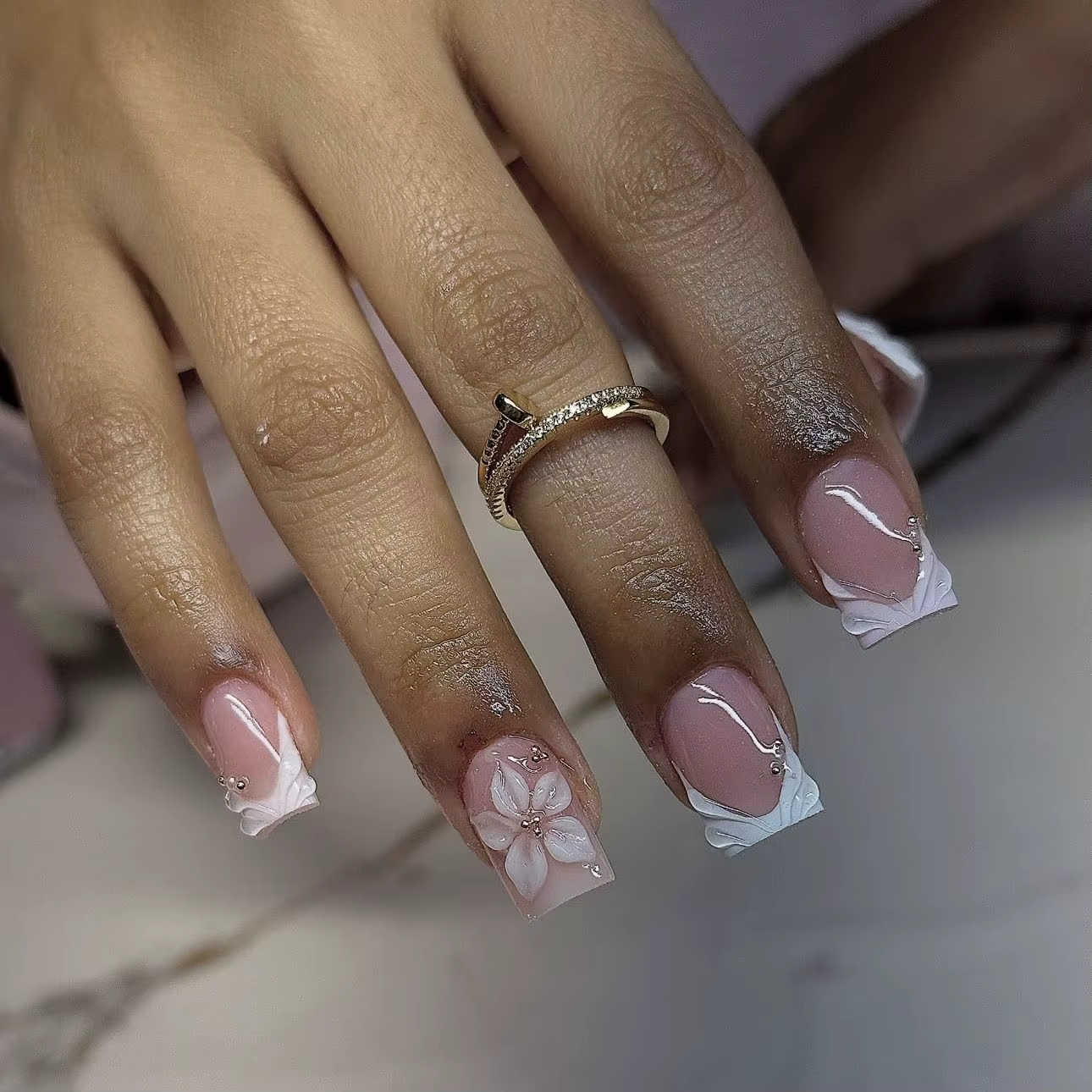 Faux ongles 3D pour femmes et filles
