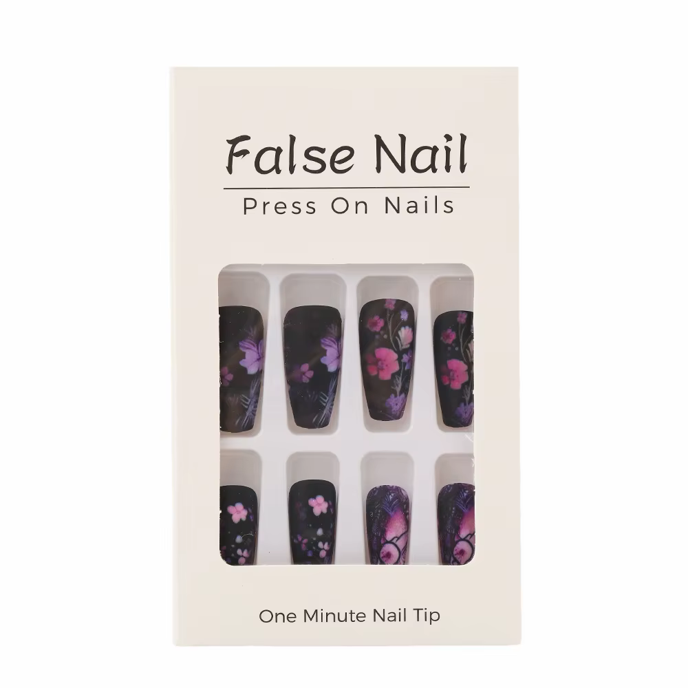 24 faux ongles à presser