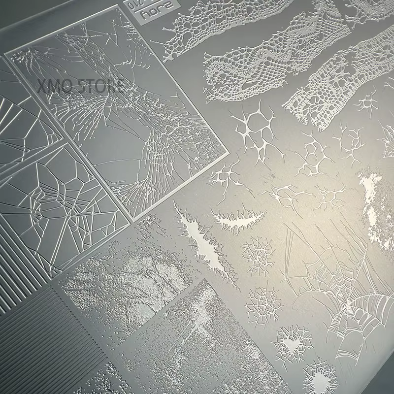 XMQ NAIL ART STAMPING PALTES LACE NAILS TEMPLATES