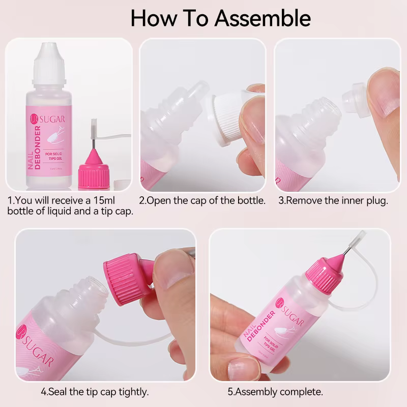 UR SUGAR 15ml dissolvant pour pointes solides Gel faux ongles conseils adhésifs