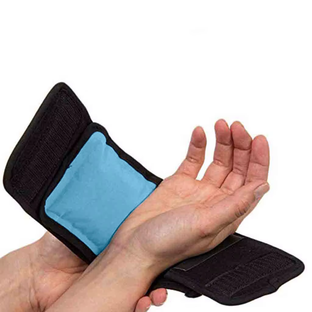 Sac de glace noir réutilisable pour les blessures, sangle en Gel, soulagement des mains, des pieds, des poignets, des coudes, thérapie chaude et froide, soulagement de la douleur, paquet de glace 10ML