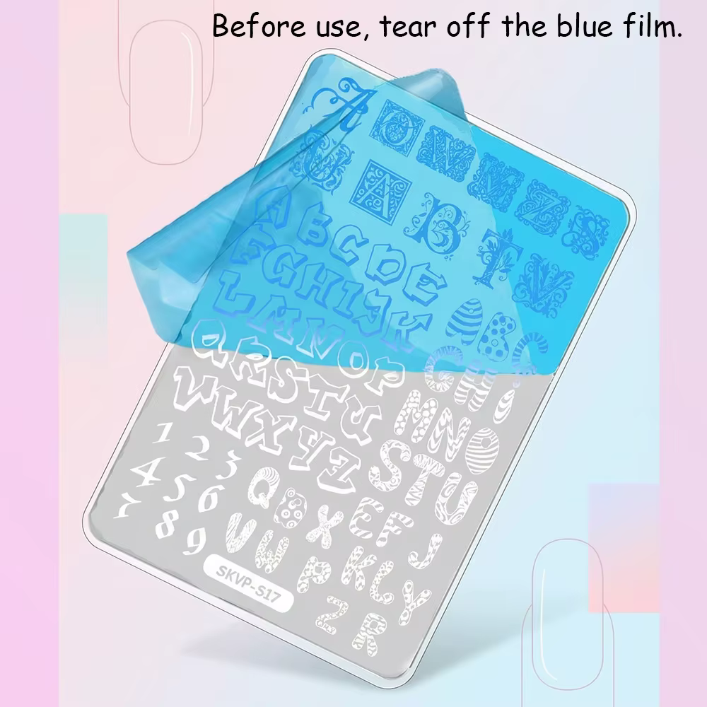 Plaques de stamping pour ongles