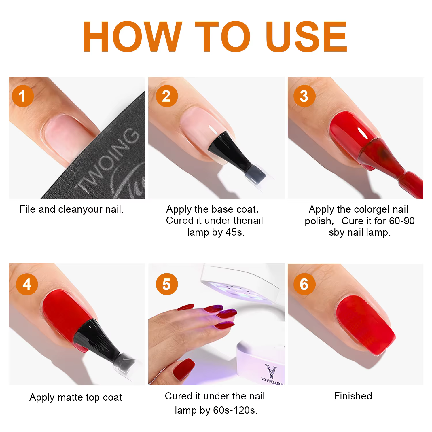 TWOING Top Coat Gel 15 ml Effet Mat Velours