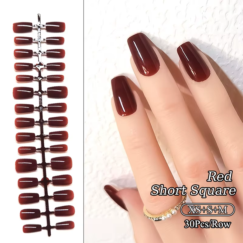 Faux ongles en acrylique sans colle