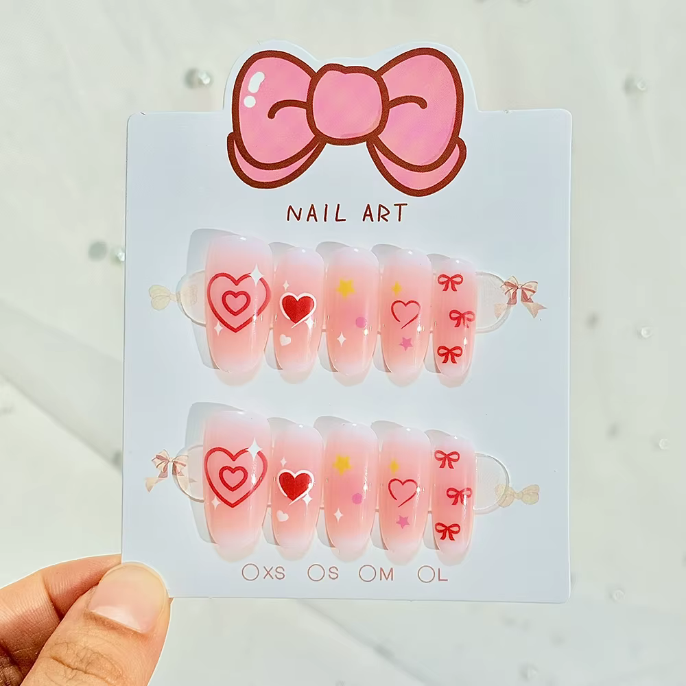 120 faux ongles à presser