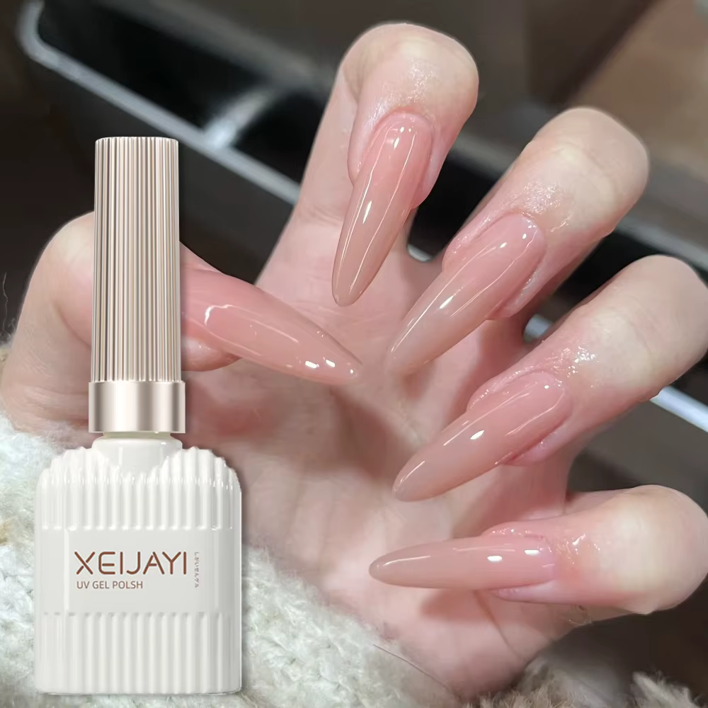 XEIJAYI 1pc 15Ml vernis à ongles Gel rose nu dieu fille