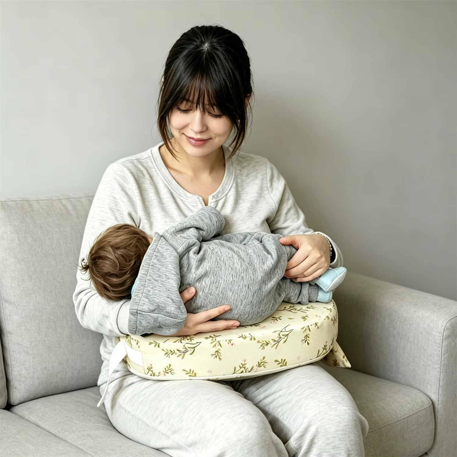 Coussin d'allaitement – Coussin d'allaitement multifonctionnel, confortable et doux, disponible en trois couleurs